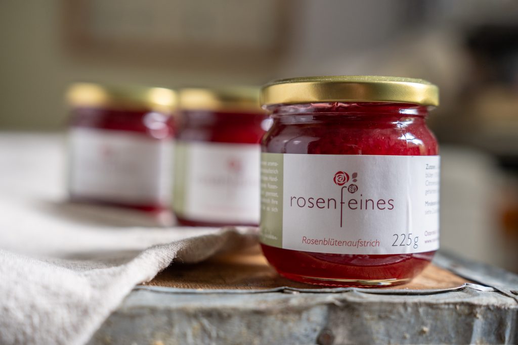 Rosenfeine Rosenkonfitüre